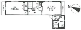ホワイトメゾン久我山【3階】の間取り