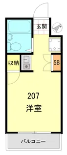 ペガサスマンション渋谷本町【2階】の間取り