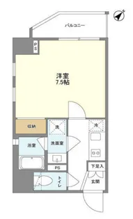 カーサ三崎町【3階】の間取り