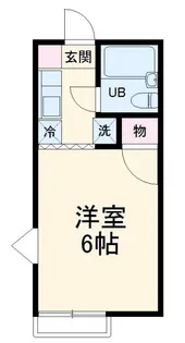 ファミーユちくま【2階】の間取り