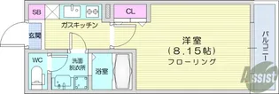 クレフラスト東仙台駅南【1階】の間取り