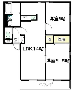 カニス ファミリアス【2階】の間取り