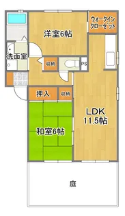 サンヴェール名東I号館【1階】の間取り