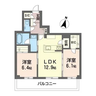 【新築】アルフェリーチェ【SHM】【3階】の間取り