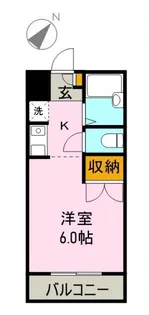 ブルーアイランドI【1階】の間取り