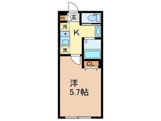 レピュア駒込レジデンス【2階】の間取り