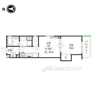 ラモーナ出口【3階】の間取り