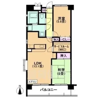 アーバンドエル大曽根東【8階】の間取り