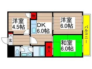 ヴェルシェ和光【3階】の間取り
