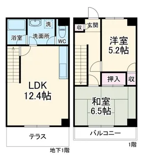ベルメゾンの間取り
