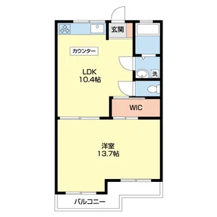 田沼スカイハイツ【3階】の間取り