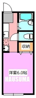 バウム白山【1階】の間取り