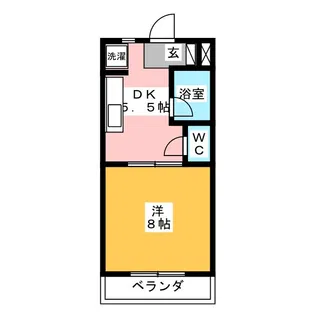 パールII【3階】の間取り