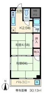 ベル・コフレPart1【1階】の間取り