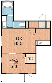 Viento福善【3階】の間取り