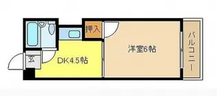 BAUHAUS祇園新道【2階】の間取り