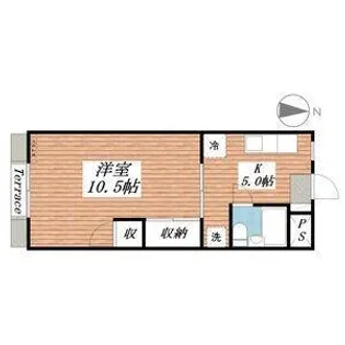 フォレストI【1階】の間取り