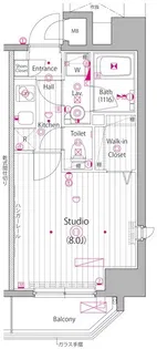 ガーラ・ヴィスタ水道橋【5階】の間取り