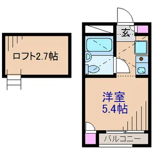 La・vita大倉山【2階】の間取り