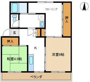 愛知県豊田市野見山町3【アパート】の間取り