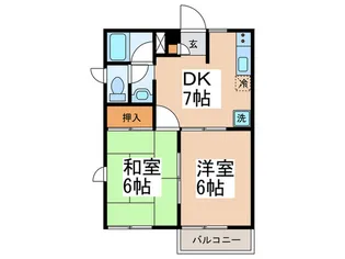 マイコ-トB【2階】の間取り