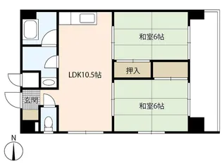第3佐野ビル【8階】の間取り