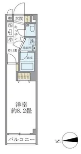 サウダージ自由が丘の間取り