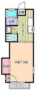 ライフアップ東海II【2階】の間取り