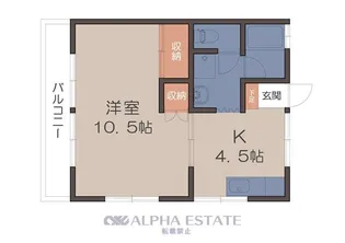 ハイツ紫【2階】の間取り