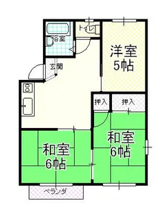アーバンB【2階】の間取り