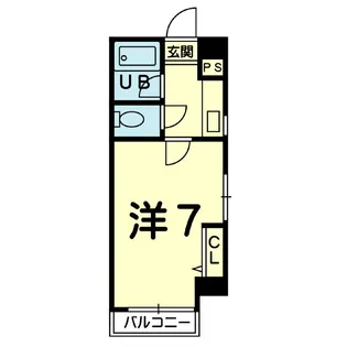 スクエアビル【2階】の間取り