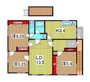 埼玉県川口市芝4【一戸建】の間取り