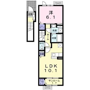 エスペランサ M【2階】の間取り