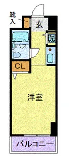 ユーコート新丸子【4階】の間取り