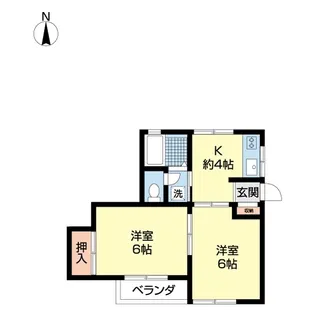 2Kの間取り画像