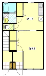 ラヴィベール【1階】の間取り