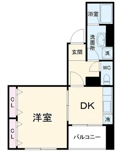 アンプルールフェールスリーズ【3階】の間取り