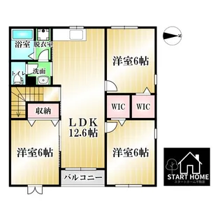 ベネヴォレンテC【2階】の間取り