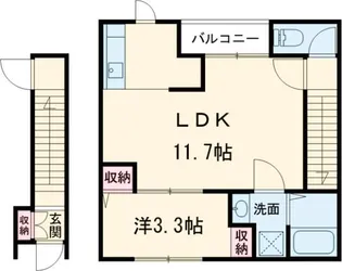 Prezia福田【2階】の間取り