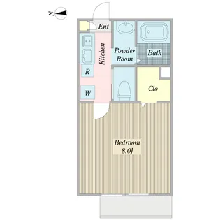 ウィルセキガ【3階】の間取り