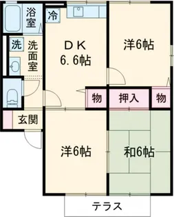 セジュールアルファ【1階】の間取り