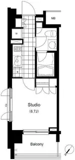 LaSante千駄木【11階】の間取り