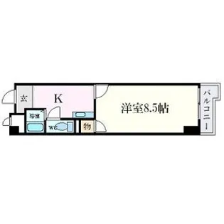 ハイツ金山【5階】の間取り