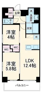 S-RESIDENCE東浦和agua【8階】の間取り