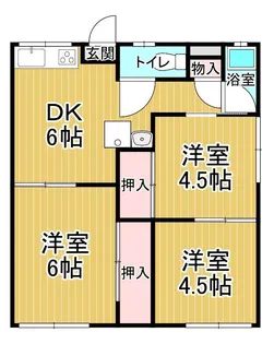 グリーンハイツ【1階】の間取り