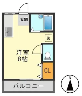 東京都江戸川区東小岩3【アパート】の間取り
