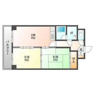 プロスパー元町II【6階】の間取り