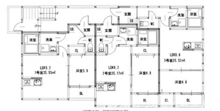 福岡県福岡市南区横手南町【アパート】の間取り
