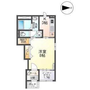 リヴィエール【1階】の間取り