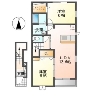 リノ・ガーデン レア【2階】の間取り